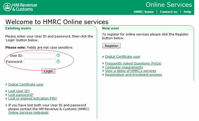 HMRC Website